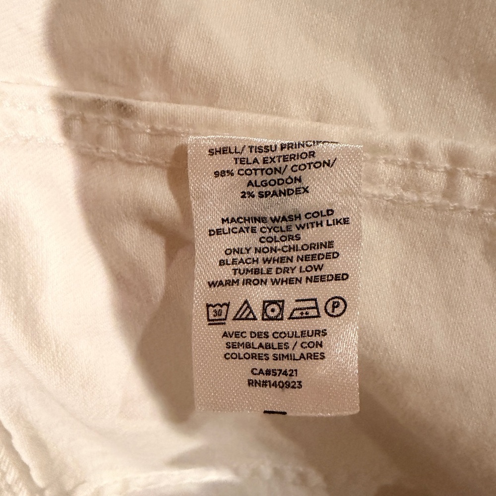 LOFT White Jean Jacket - Picture 7 of 7